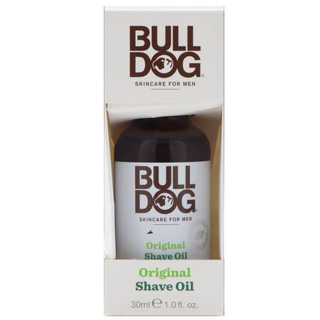 Bulldog Skincare For Men, Original Shave Oil, 1 fl oz (30 ml):Beard Care, Shaving