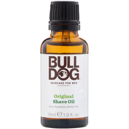 Bulldog Skincare For Men, Original Shave Oil, 1 fl oz (30 ml) فوائد
