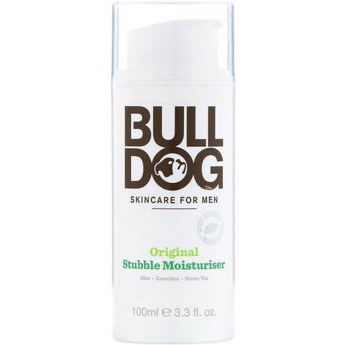 Bulldog Skincare For Men, Original Stubble Moisturiser, 3.3 fl oz (100 ml) فوائد