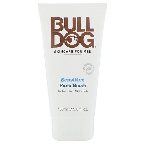 Bulldog Skincare For Men, Sensitive Face Wash, 5 fl oz (150 ml) فوائد