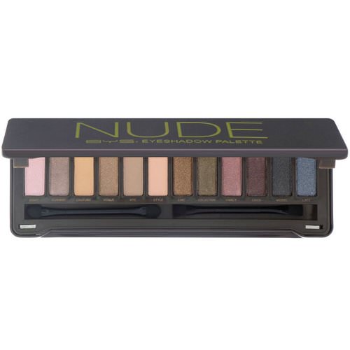 BYS, Nude, Eyeshadow Palette, 12 g فوائد