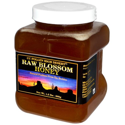 C.C. Pollen, Raw Blossom Honey, 1.5 lbs (680 g) فوائد