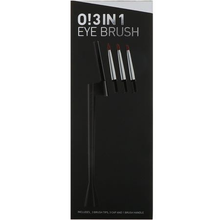 Cailyn, O! 3 in 1 Eye Brush, 4 Piece Kit:جمال, K-جمال Brushes