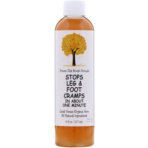 Caleb Treeze Organic Farm, Stops Leg & Foot Cramps, 8 fl oz (237 ml) فوائد