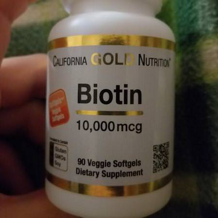 California Gold Nutrition CGN Biotin - البي,تين, الأظافر, الجلد, الشعر