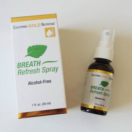 California Gold Nutrition CGN Mouthwash Rinse Spray - رذاذ, شطف, غس,ل الفم, العناية بالفم