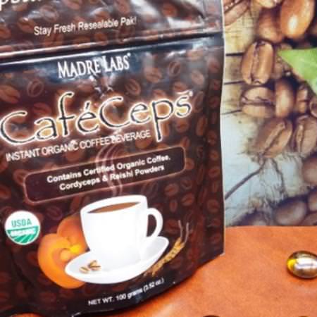 California Gold Nutrition CGN Ganoderma Coffee Mushroom Immune Formulas - الفطر المناعي, الفطر, المكملات الغذائية, Ganoderma Coffee