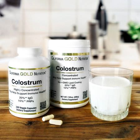 California Gold Nutrition CGN Colostrum - اللبأ, الهضم, المكملات الغذائية