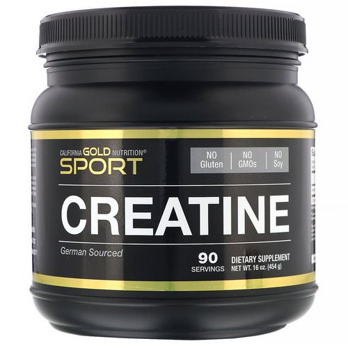 California Gold Nutrition, Creatine Monohydrate, Unflavored, 16 oz (454 g) فوائد