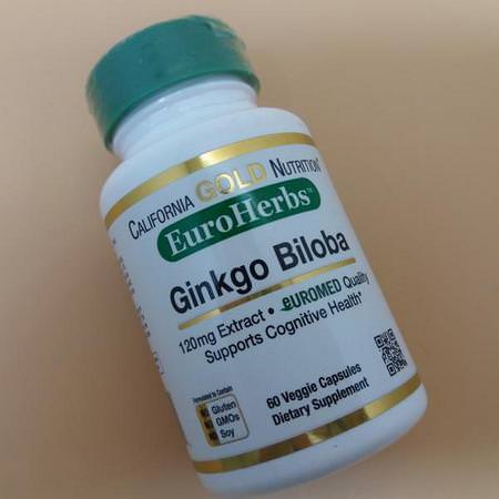 California Gold Nutrition CGN Ginkgo Biloba - الجنكة بيل,با, المعالجة المثلية, الأعشاب