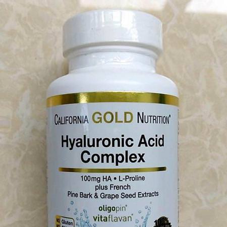 California Gold Nutrition, Hyaluronic Acid Complex, 60 Veggie Capsules