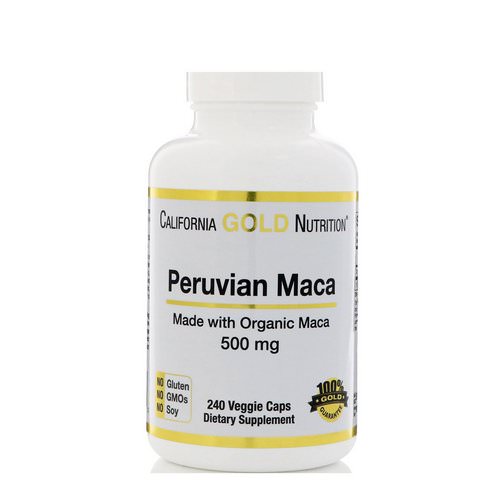 California Gold Nutrition, Peruvian Maca, 500 mg, 240 Veggie Caps فوائد