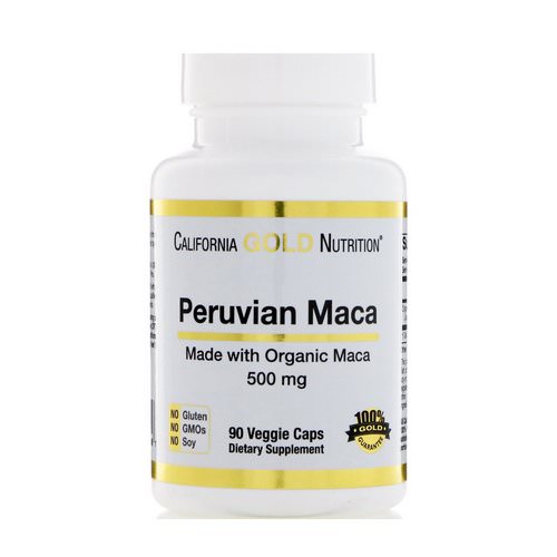 California Gold Nutrition, Peruvian Maca, 500 mg, 90 Veggie Caps فوائد