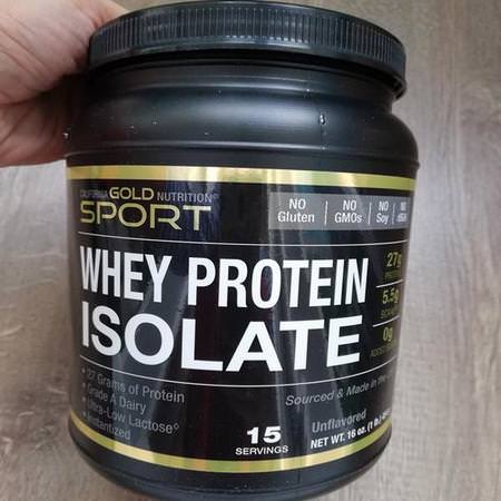 California Gold Nutrition CGN Whey Protein Isolate