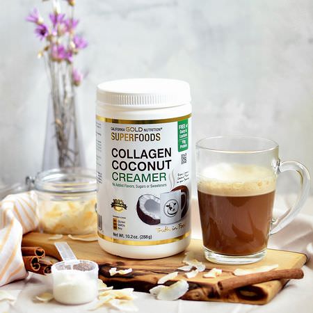 California Gold Nutrition CGN Creamers Beverage Enhancers Collagen Supplements - مكملات الك,لاجين, المفصل, العظام, المكملات الغذائية