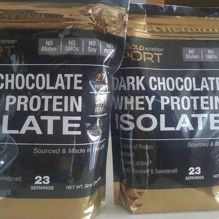 California Gold Nutrition, Dark Chocolate Whey Protein Isolate, 2 lbs (908 g)