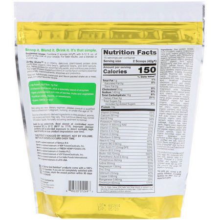 California Gold Nutrition, Zenbu Shake, Vegan Protein Superfood Blend, Vanilla Flavor, 1.4 lbs (630 g):بدائل ال,جبات ,ال,زن