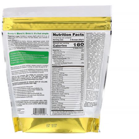 California Gold Nutrition, Zenbu Shake, Vegan Protein Superfood Blend with Cocoa Powder, 1.48 lbs (675 g):بدائل ال,جبات ,ال,زن