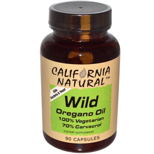 California Natural, Wild Oregano Oil, 90 Capsules فوائد