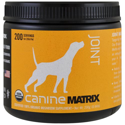 Canine Matrix, Joint, Mushroom Powder, 0.44 lb (200 g) فوائد