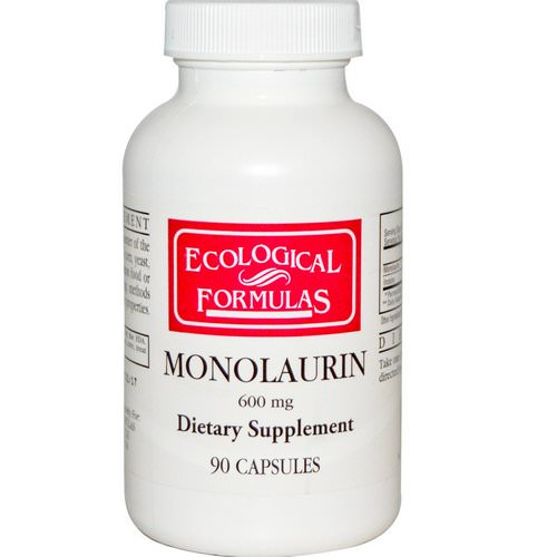 Ecological Formulas, Monolaurin, 600 mg, 90 Capsules فوائد