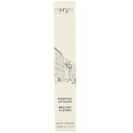 Cargo, Essential Lip Gloss, Sahara, 0.08 fl oz (2.5 ml):ملمع شفاه, شفاه