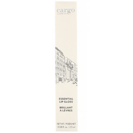 Cargo, Essential Lip Gloss, Taos, 0.08 fl oz (2.5 ml):ملمع شفاه, شفاه