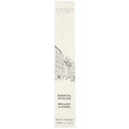 Cargo, Essential Lip Gloss, Vienna, 0.08 fl oz (2.5 ml):Lip Gloss, شفاه