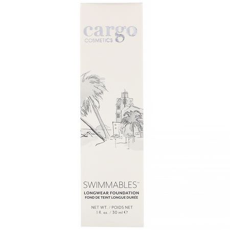 Cargo, Swimmables, Longwear Foundation, 40, 1 fl oz (30 ml):Foundation, وجه
