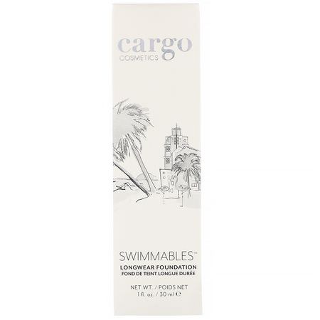 Cargo, Swimmables, Longwear Foundation, 60, 1 fl oz (30 ml):Foundation, وجه