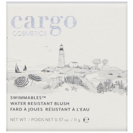 Cargo, Swimmables, Water Resistant Blush, Los Cabos, 0.37 oz (11 g):Blush, وجه