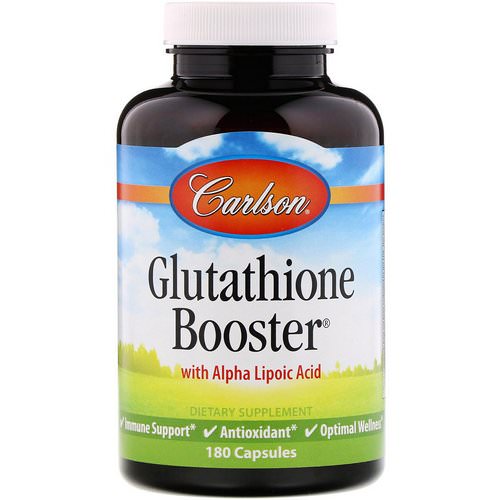 Carlson Labs, Glutathione Booster, 180 Capsules فوائد