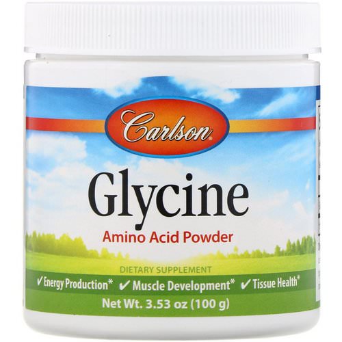 Carlson Labs, Glycine, Amino Acid Powder, 3.53 oz (100 g) فوائد