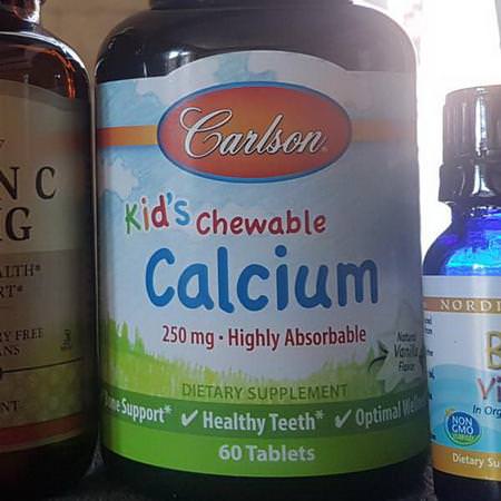 Carlson Labs Children's Calcium - كالسي,م الأطفال, صحة الأطفال, الأطفال, الطفل