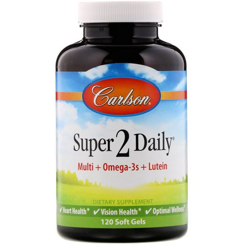 Carlson Labs, Super 2 Daily, 120 Soft Gels فوائد