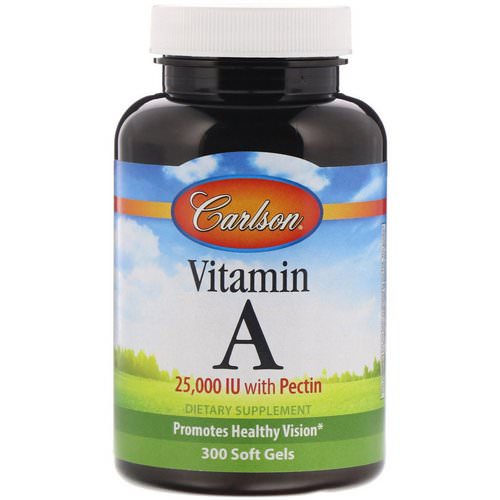 Carlson Labs, Vitamin A, 25,000 IU, 300 Softgels فوائد