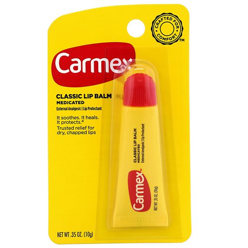 Carmex, Classic Lip Balm, Medicated, .35 oz (10 g) فوائد