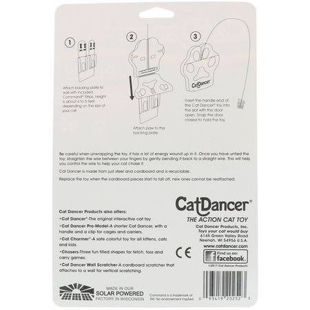 Cat Dancer, Deluxe Cat Toy, 1 Cat Dancer:ألعاب الحي,انات الأليفة, الحي,انات الأليفة