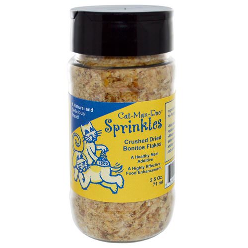 Cat-Man-Doo, Sprinkles, Crushed Dried Bonito Flakes for Cats & Dogs, 2.5 oz (71 g) فوائد