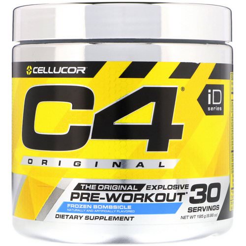 Cellucor, C4 Original Explosive, Pre-Workout, Frozen Bombsicle, 6.88 oz (195 g) فوائد