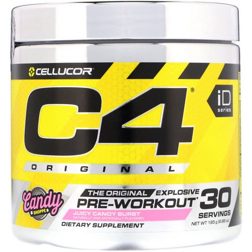 Cellucor, C4 Original Explosive, Pre-Workout, Juicy Candy Burst, 6.88 oz (195 g) فوائد