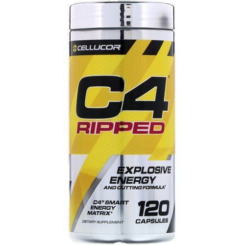 Cellucor, C4 Ripped, Explosive Energy, 120 Capsules فوائد