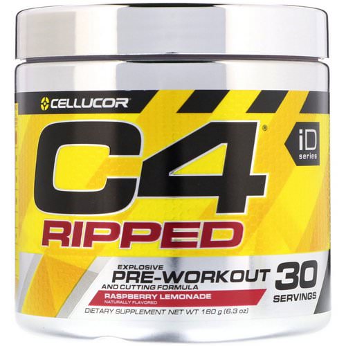 Cellucor, C4 Ripped, Pre-Workout, Raspberry Lemonade, 6.3 oz (180 g) فوائد