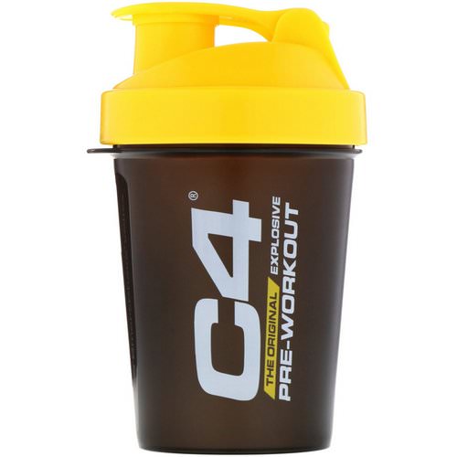 Cellucor, C4, SmartShake Shaker Cup, Black/Yellow, 20 oz (600 ml) فوائد