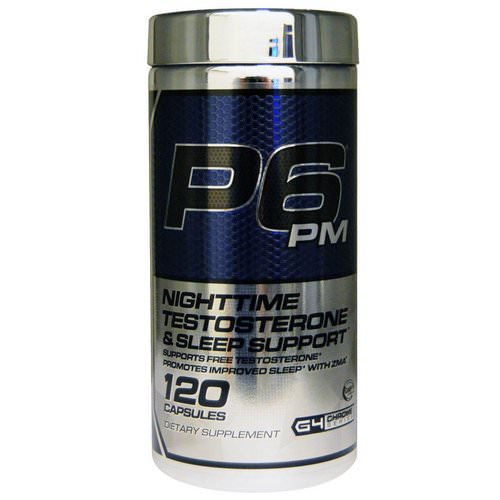 Cellucor, P6 PM, Nighttime Testosterone & Sleep Support, 120 Capsules فوائد