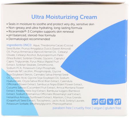 Ceramedx, Ultra Moisturizing Cream, Fragrance-Free, 6 oz (170 g):مرطب جسم, حمام