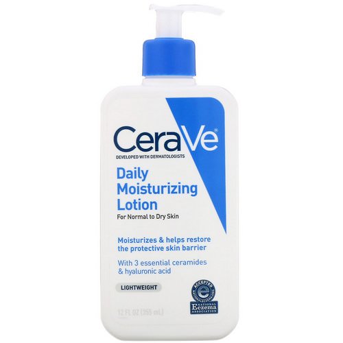 CeraVe, Daily Moisturizing Lotion, Lightweight, 12 fl oz (355 ml) فوائد