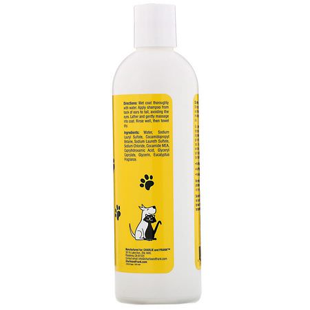 Charlie & Frank, Pet Shampoo, Eucalyptus, 16 fl oz (473 ml):تطهير الجسمr, Conditioner