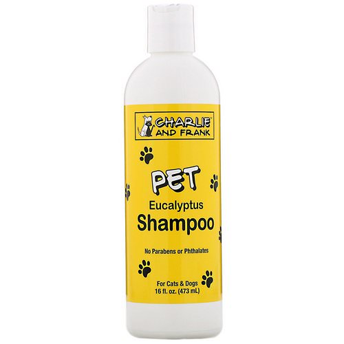 Charlie & Frank, Pet Shampoo, Eucalyptus, 16 fl oz (473 ml) فوائد