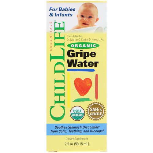 ChildLife, Organic Gripe Water, 2 fl oz (59.15 ml) فوائد